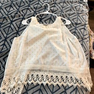 White medium dress shirt